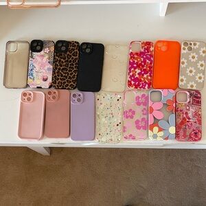 14 Assorted Colorful Phone Cases IPhone 13
